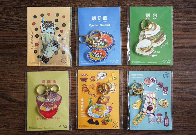 台灣小吃吊飾
